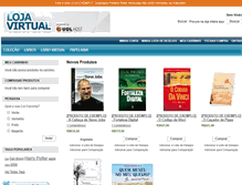 Tablet Screenshot of lojaexemplodelivros.com.br